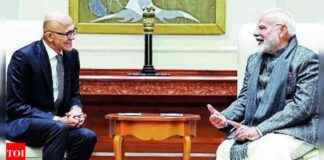PM Modi and Microsoft CEO Nadella Discuss AI Technology and Data Privacy pm-modi-and-microsoft-ceo-nadella-discuss-a-technology-and-data-privacy