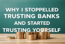 Why I Stopped Trusting Banks and Started Trusting Myself Why I Stopped Trusting Banks and Started Trusting Myself