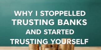 Why I Stopped Trusting Banks and Started Trusting Myself Why I Stopped Trusting Banks and Started Trusting Myself